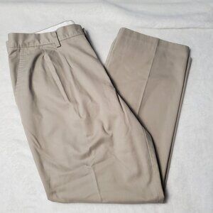 Dockers D3 Classic Khaki Pleated Front Dress Pants Mens 36x29 Chinos Trousers